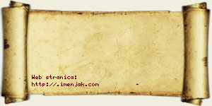 Janko Ruski vizit kartica